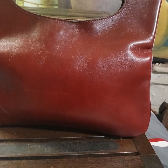 Etienne Aigner Brown Leather Handbag  Structured Design - Picture 6 of 9